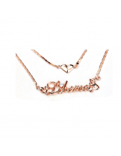 (3D) Elegant Double Layer Personalized Name Necklace